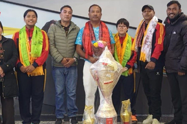 वादोरियो कराते टोलीको स्वागत